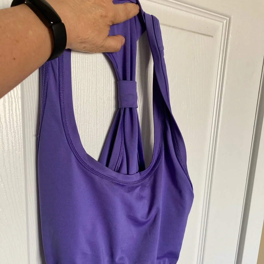 Joe Fresh Purple Racerback Tank Top - Picture 4 of 7